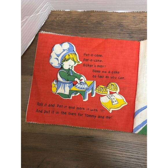 Vintage Peggy Cloth Book Baby‘s Mother Goose Nursey Rhymes - Picture 6 of 8